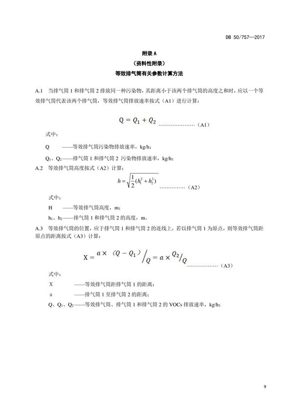 家具制造业大气污染物排放标准 等效排气筒有关参数计算方法 VOCs监测技术导则 家具制造业大气污染物推荐性排放限值