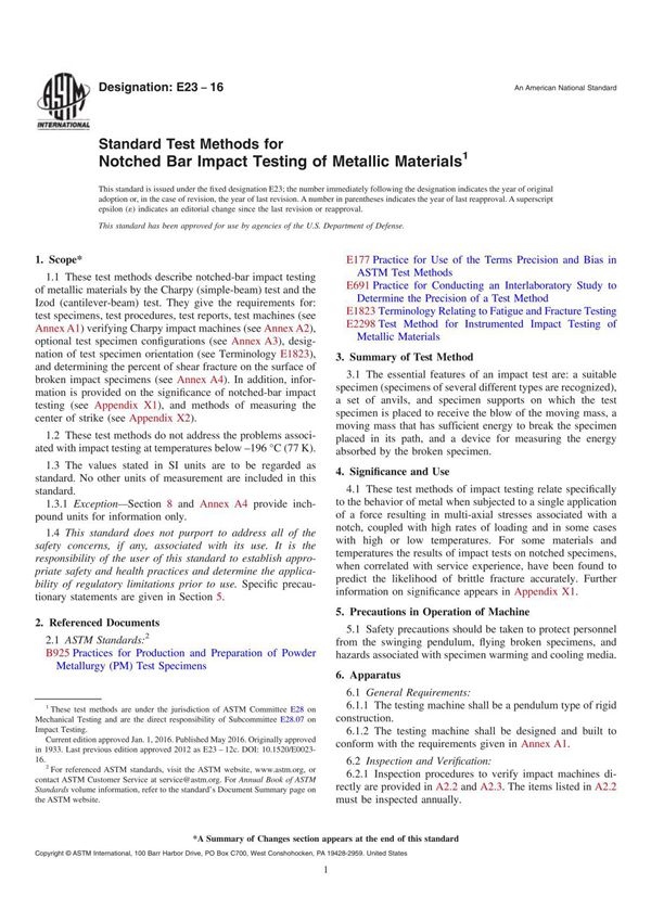 ASTM E23