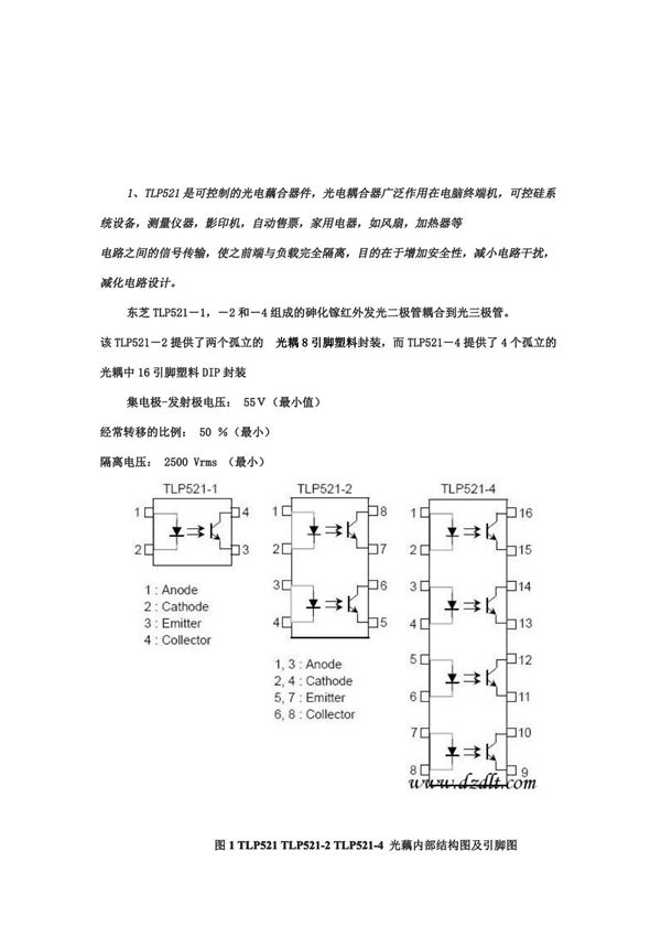 TLP521-4中文资料
