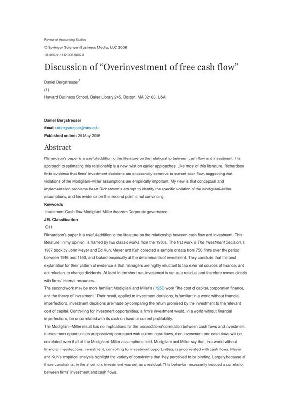 Review of Accounting Studies