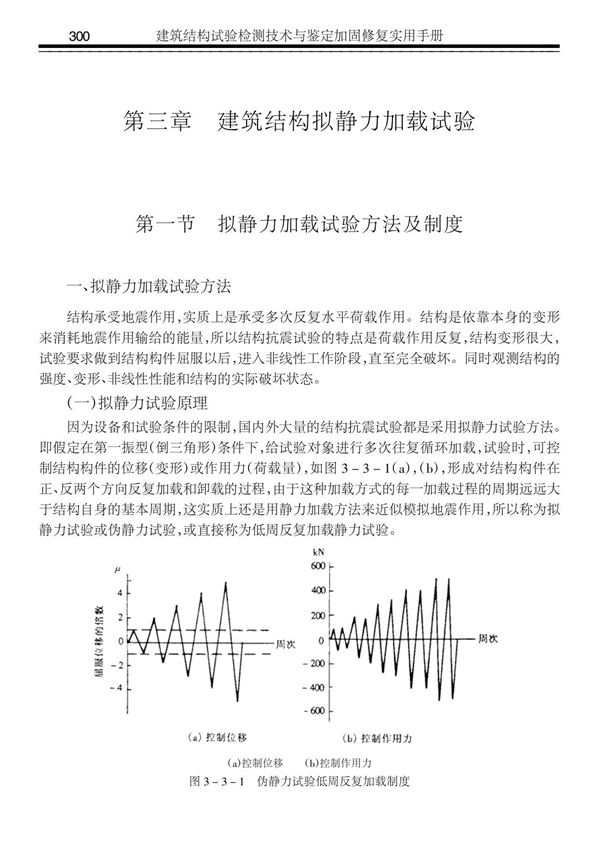 建筑结构拟静力加载试验