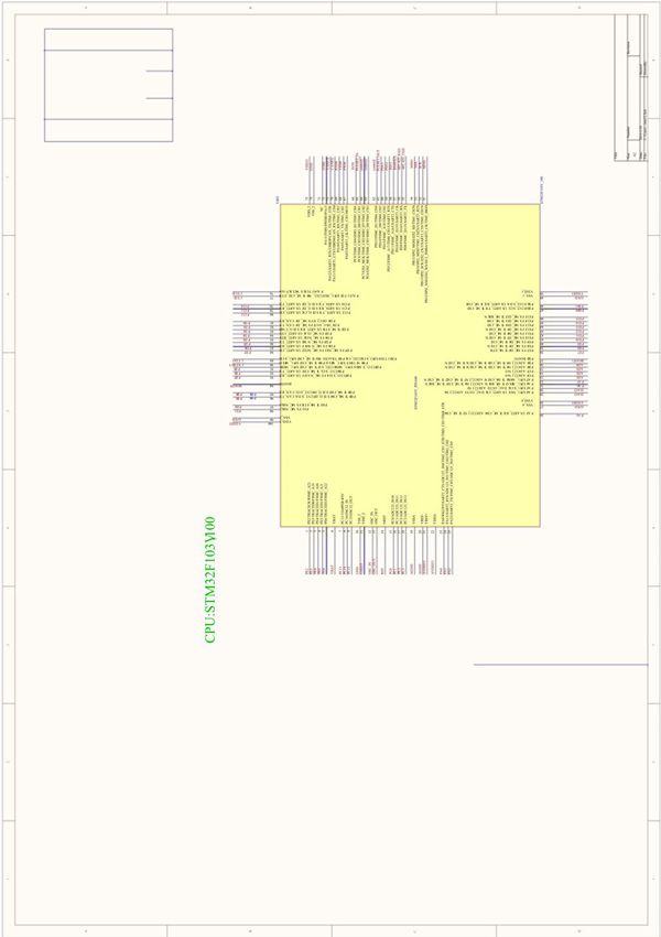 STM32F103VET6 引脚详图 100脚