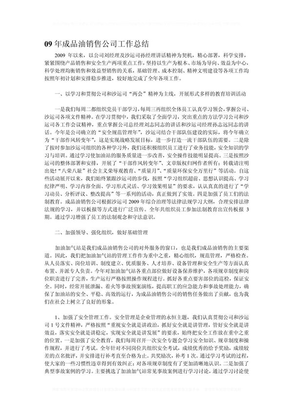 业务员年终总结范文