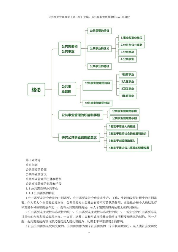 公共事业管理概论