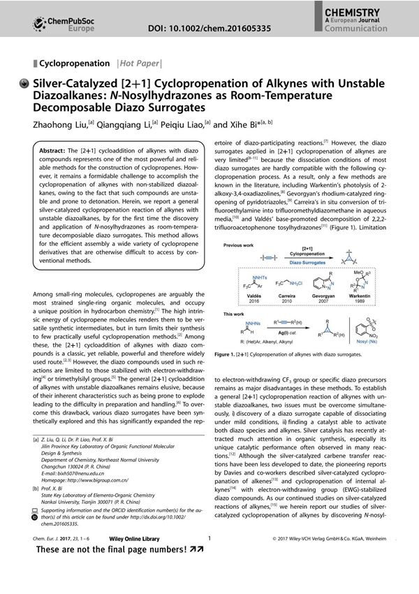 Chemistry - A European Journal