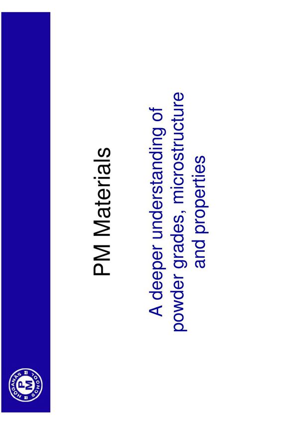 Powder Metallurgy-Materials 粉末冶金资料