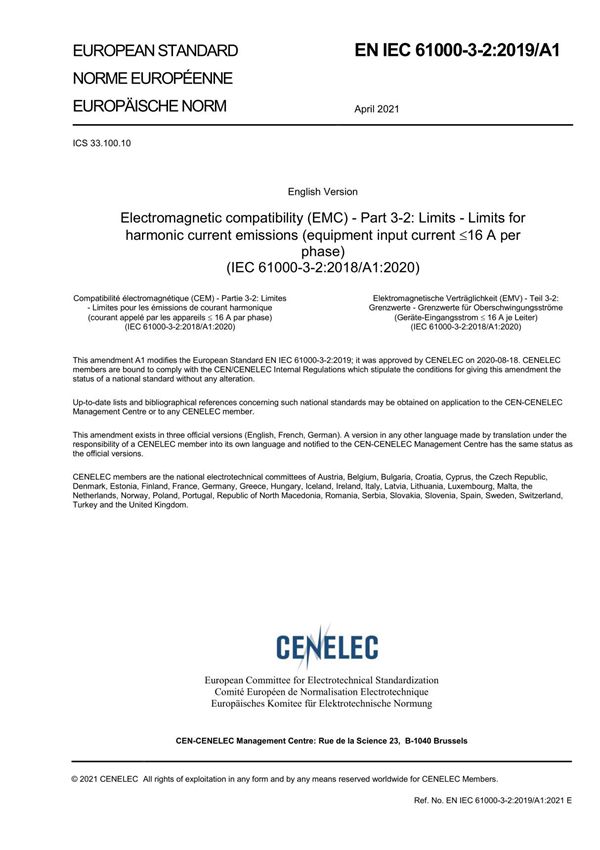EN IEC 61000-3-2-2019-A1-2021