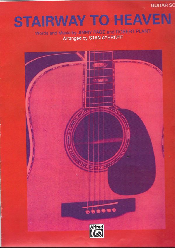 欧美流行《通往天堂的阶梯 Stairway to heaven》吉他独奏谱