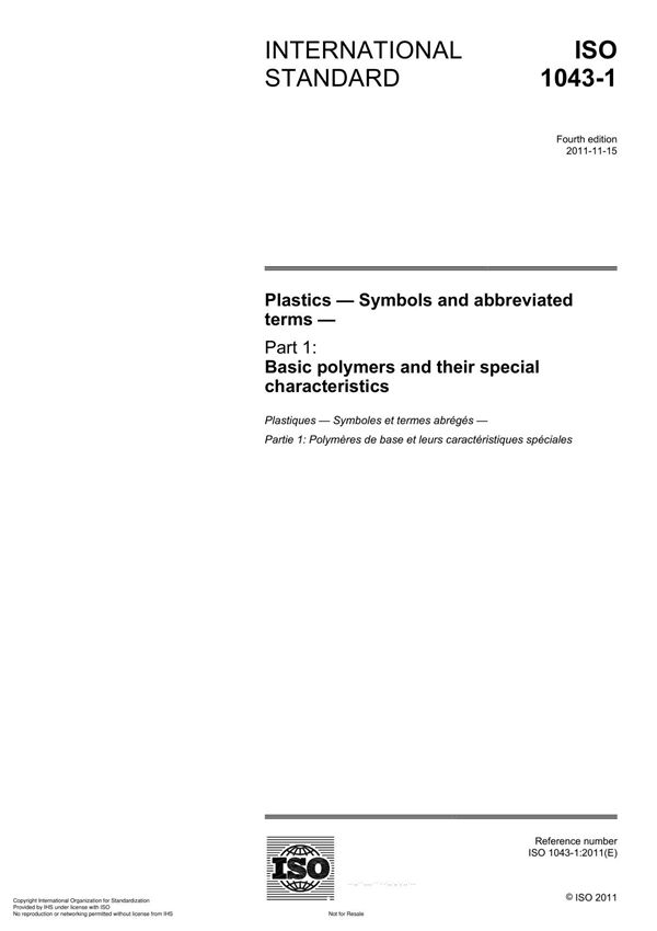 ISO 1043-1-2011
