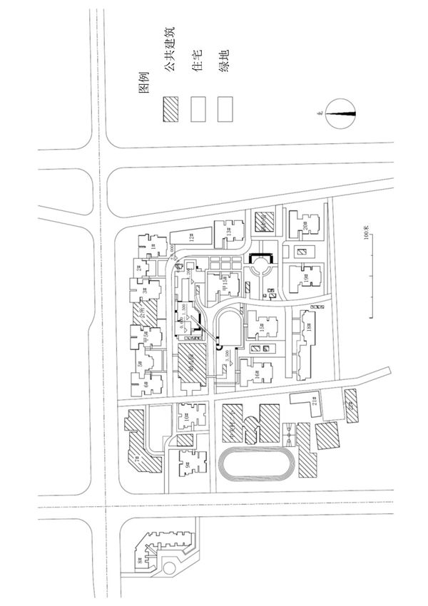 北京华清嘉园小区 总平面图
