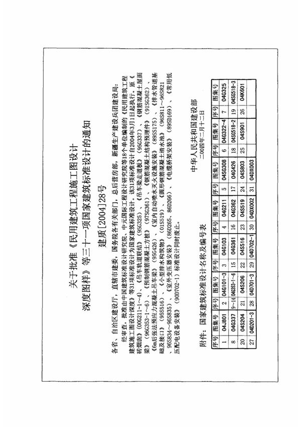 04g325吊车轨道联结及车挡图集