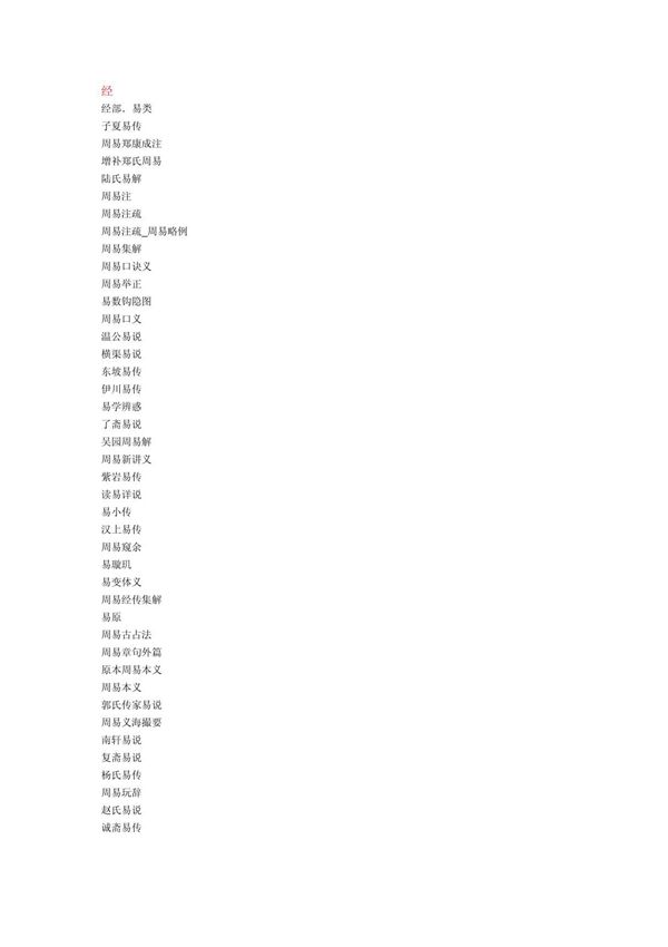 文渊阁四库全书目录