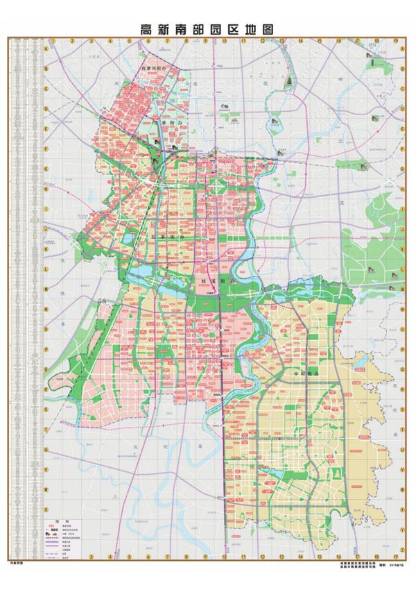成都市高新南部园区地图