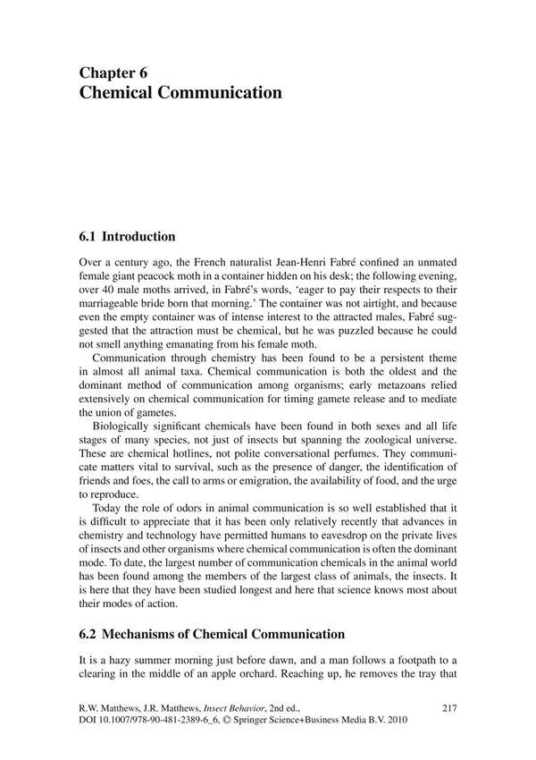 Chemical Communication