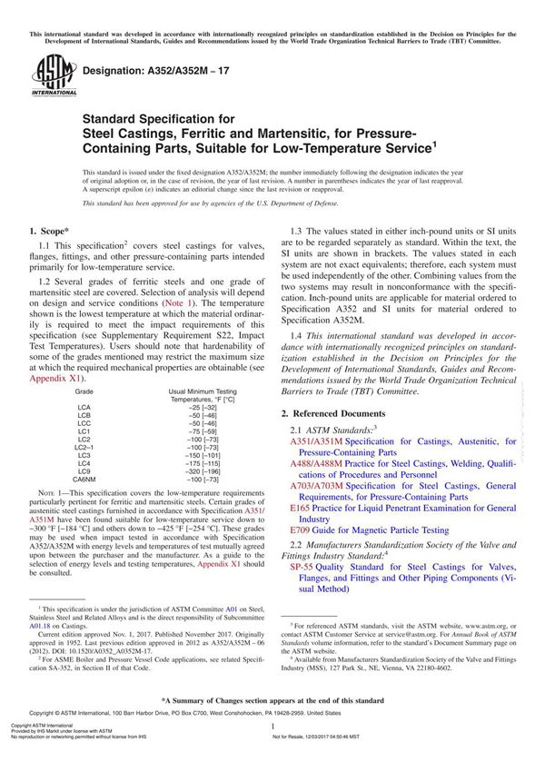 ASTM A352-2017