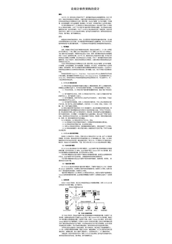 系统架构师论文范文50篇