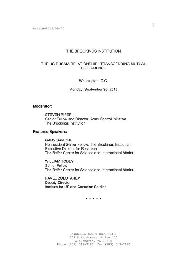 the brookings institution 布鲁金斯学会