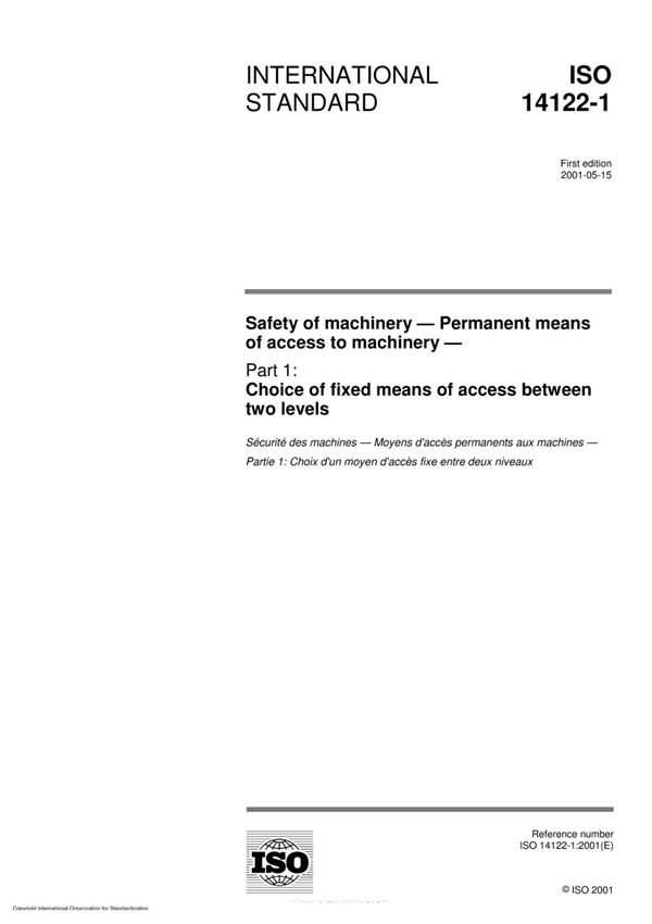 (高清版本) ISO 14122-1-2001