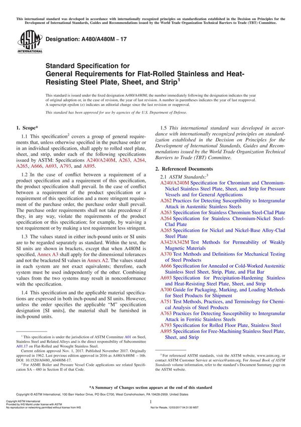 ASTM A480-2017