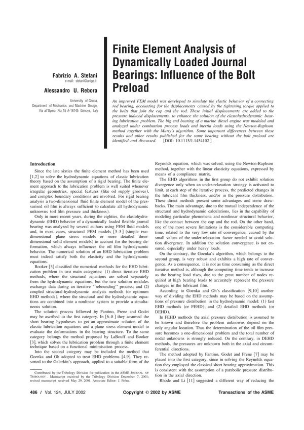 finite element analysis