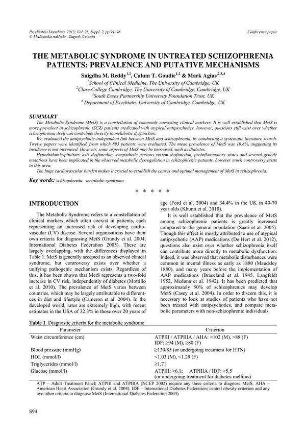 psychiatria danubina, 2013; vol. 2