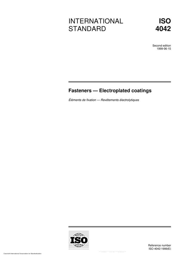 (正版) ISO 4042-1999 .