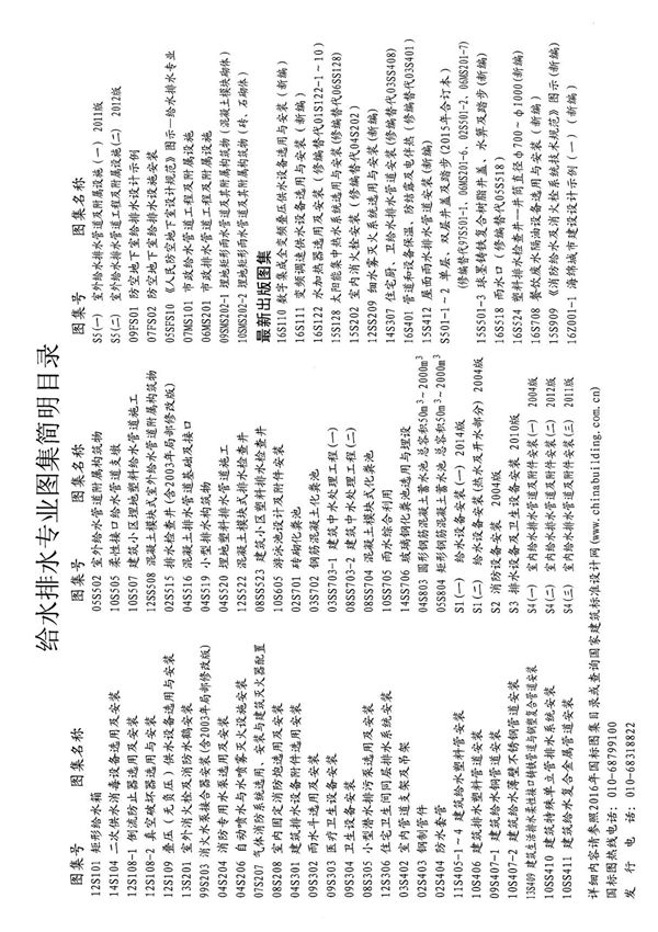 16S518 雨水口 给排水图集