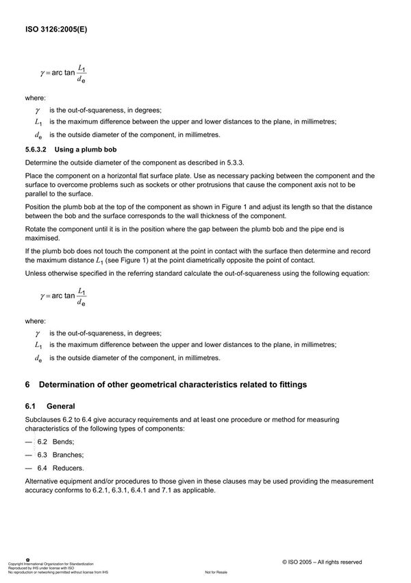 ISO 3126-2005 Standard国际标准化组织国际标准规范电子版下载 2