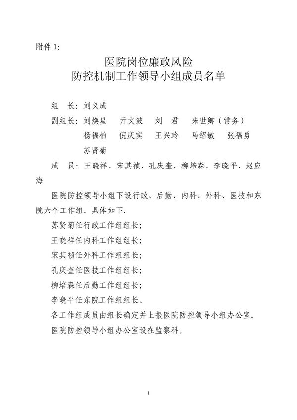 医院岗位廉政风险