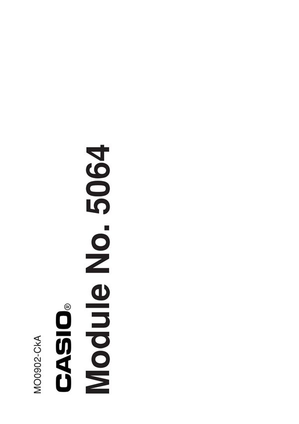 卡西欧电子手表说明书