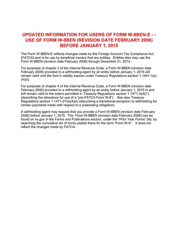 fw8bene-免税表格w-ben8的新版w-ben8e