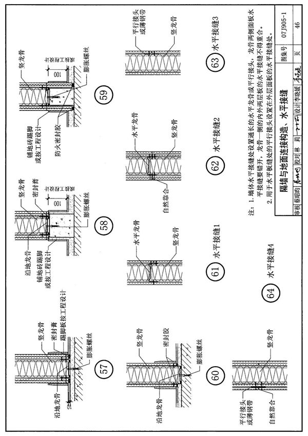 07J905-1防火建筑构造(一)全文-消防规范设计图集国家标准 2