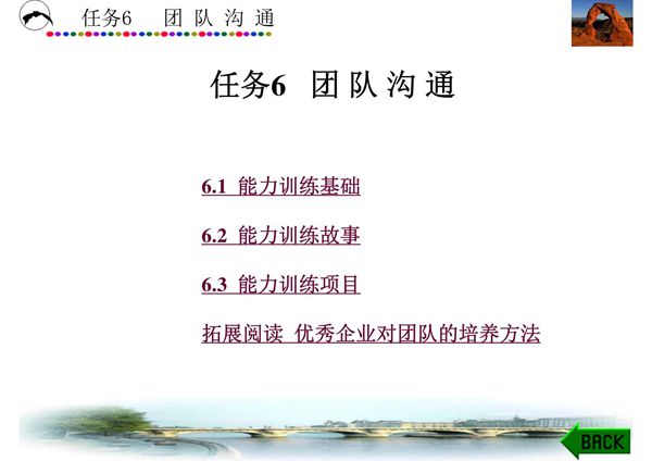 新编团队合作能力训练第6章 团队沟通