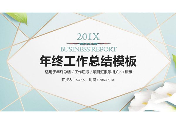 工作总结精选ppt模板 (14)