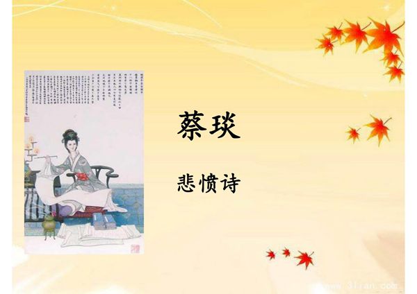 中国古代文学名著导读 李浩14.蔡琰