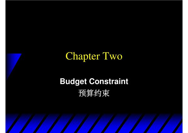 (经济课件)预算约束