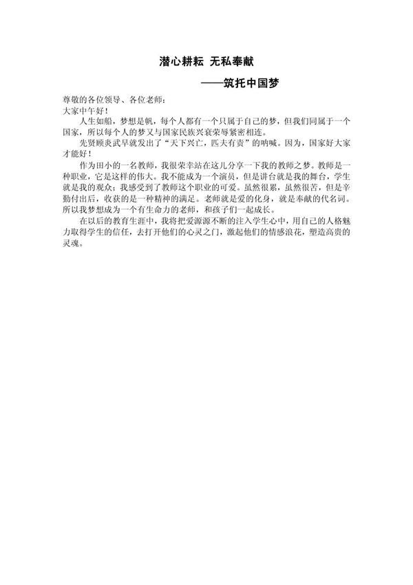 中国梦演讲稿 (29)