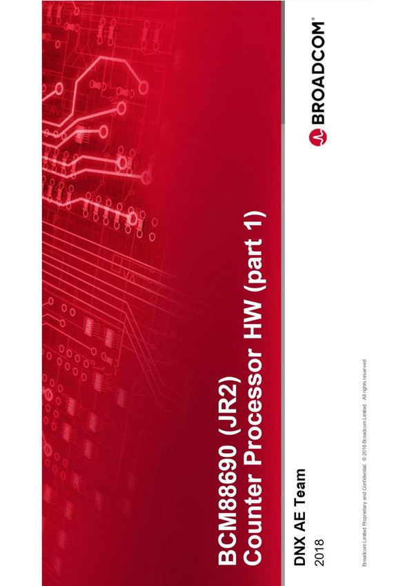 Broadcom DNX training Jericho2 CRPS