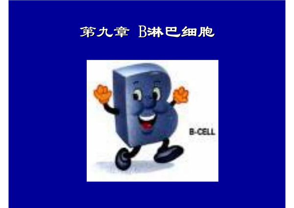 B淋巴细胞 哈医大《医学免疫学》课件