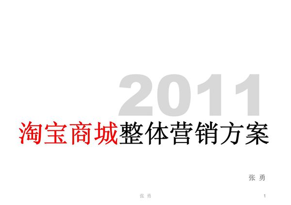 电子商务平台整体营销方案