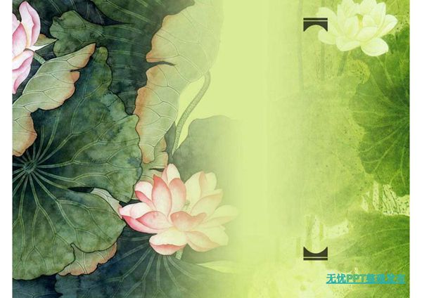 荷塘春绿-植物 图文