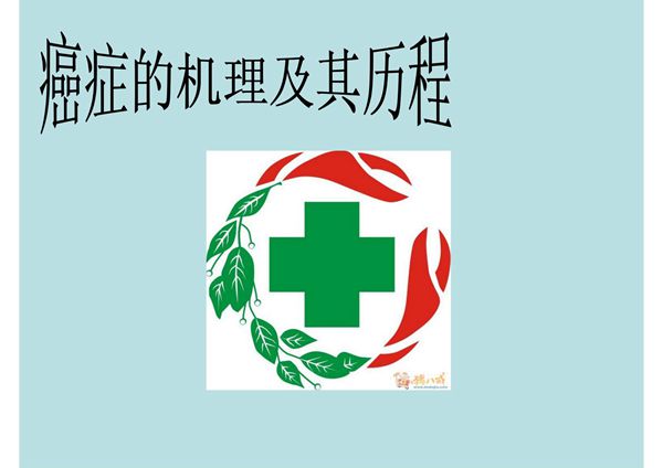 癌症的机理及其历程(PPT)