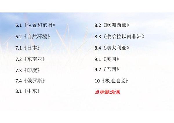 人教版七年级地理下册全册课件