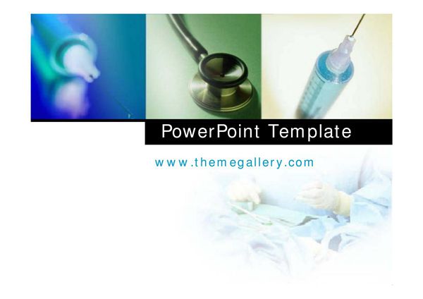 商务医药模板白色商务PPT模板