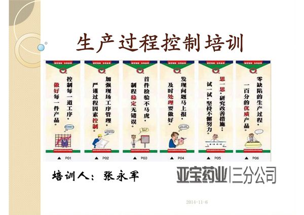 生产过程控制管理程序ppt