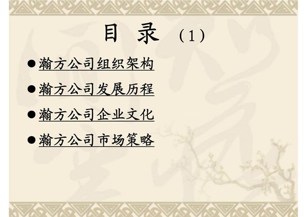 某某公司发展历程PPT模板