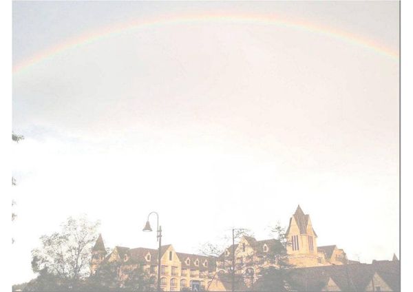 欧洲建筑风格的PPT模版