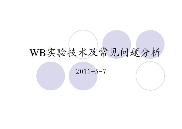 (精品)western blot原理及操作流程