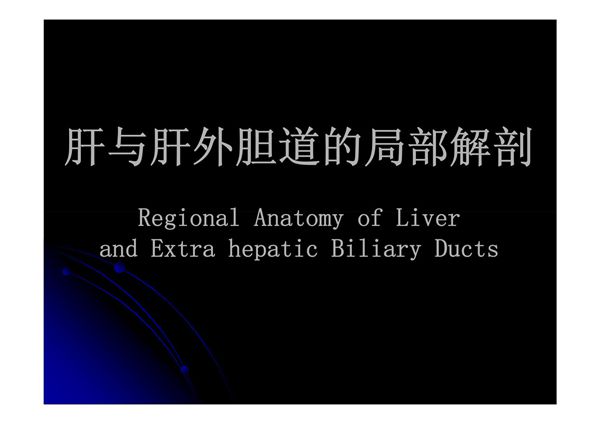 肝胆外科解剖