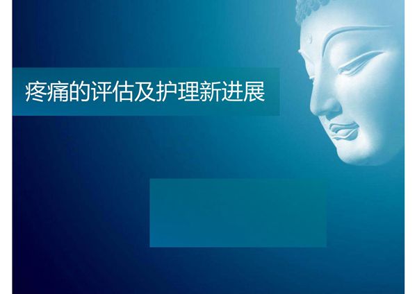 疼痛的评估及护理的新进展(PPT)